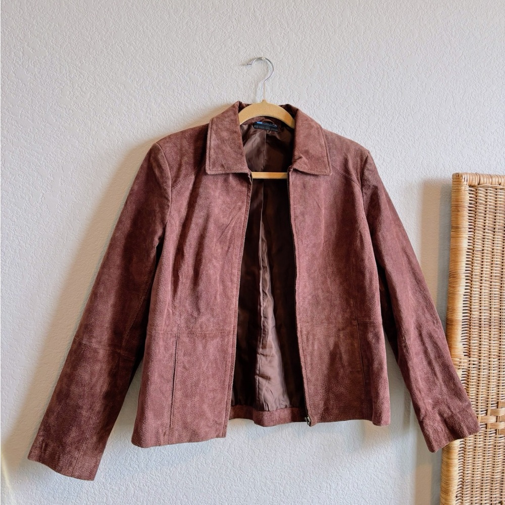 Vintage Relativity Brown Suede Jacket